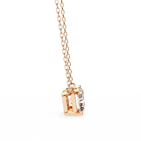 Timeless Brilliance Radiant Solitaire Pendant