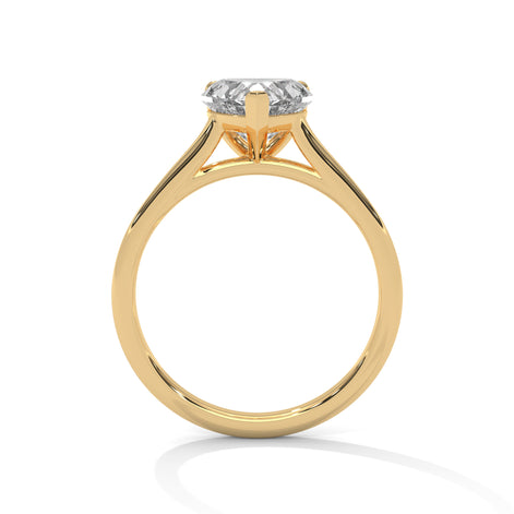 The Eternal Heart Solitaire Diamond Ring