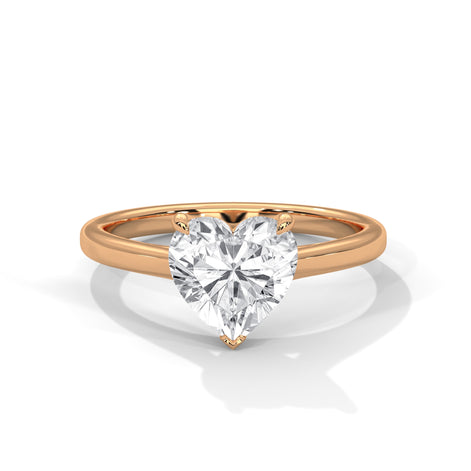 The Eternal Heart Solitaire Diamond Ring