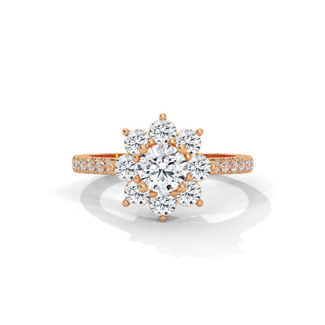 Blossom Halo Diamond Ring