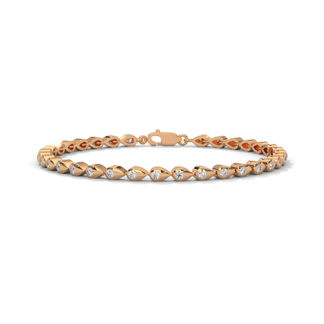 Mira Twist Tennis Bracelet