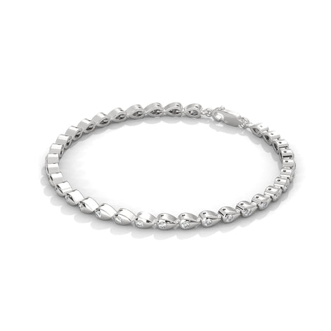 Mira Twist Tennis Bracelet