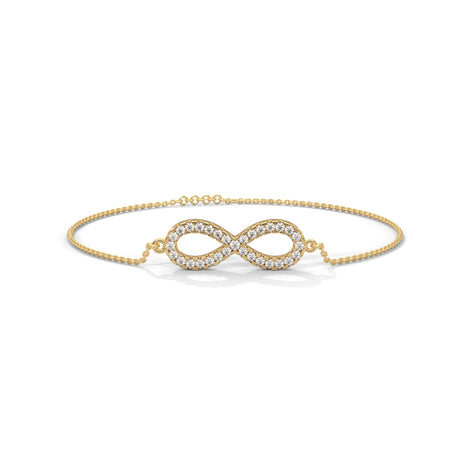 Endless Sparkle Infinity Bracelet