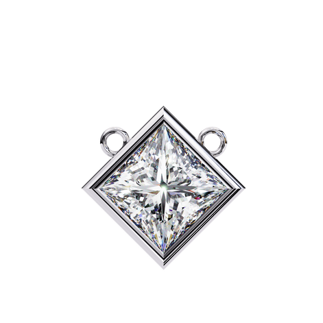 Horizon Princess Solitaire Necklace