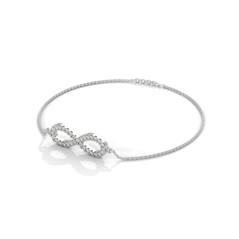 Endless Sparkle Infinity Bracelet
