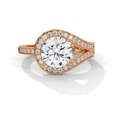 Veloura Embrace Round Ring