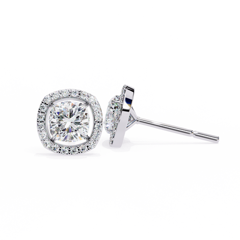 Luxe Cushion Glimmer studs