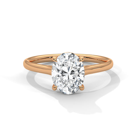 Solara Oval Solitaire Ring