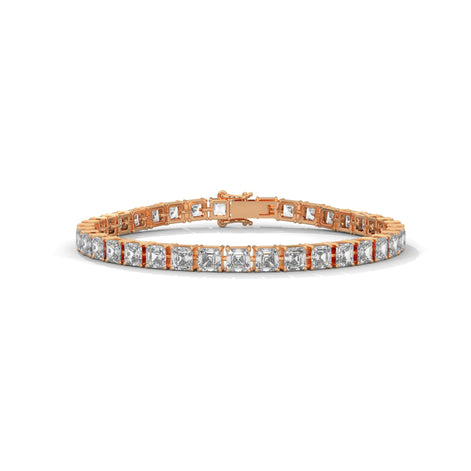 Kiara's Asscher Tennis Bracelet