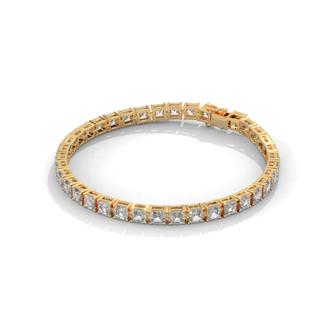 Kiara's Asscher Tennis Bracelet