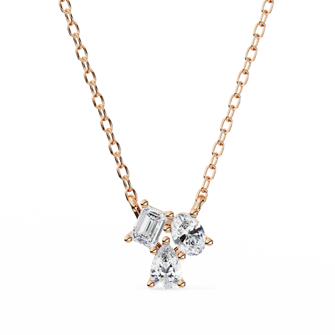 Celestial Trio Diamond Necklace