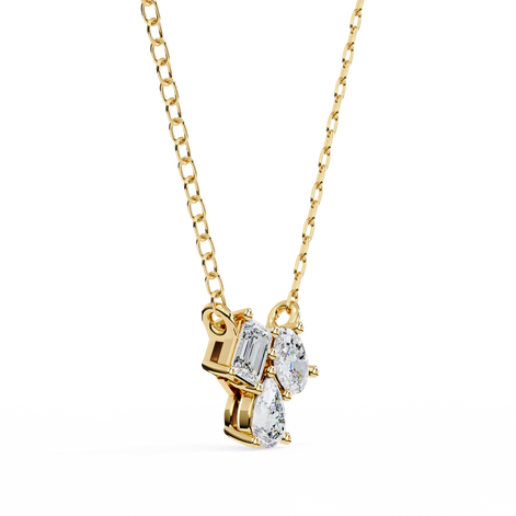 Celestial Trio Diamond Necklace