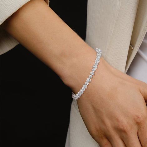 Heartbeat Tennis Bracelet