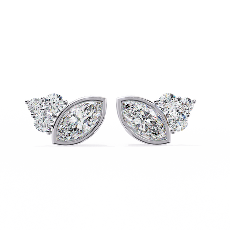 Marquise Petal Studs