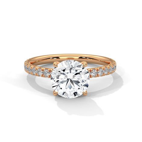 Aurum Sparkle Halo Ring