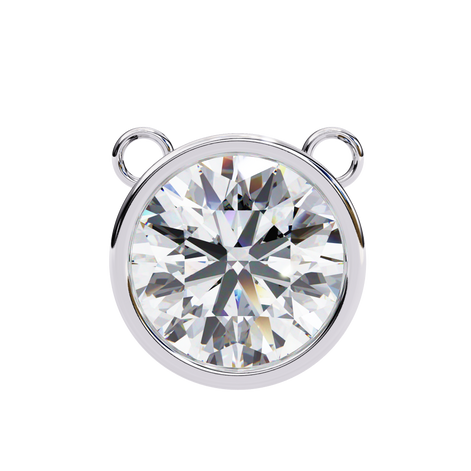 Horizon Round Solitaire Necklace