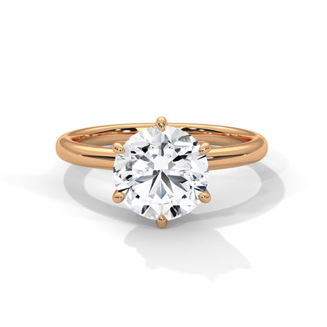 Harmony Round Solitaire Ring
