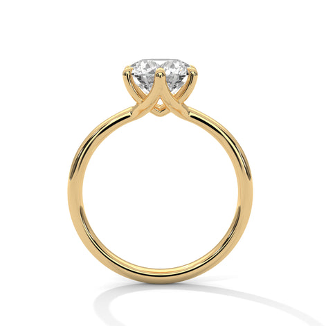 Harmony Round Solitaire Ring