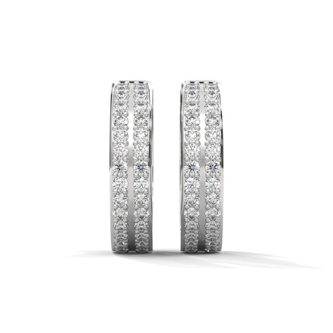 Celestial Pave Hoops