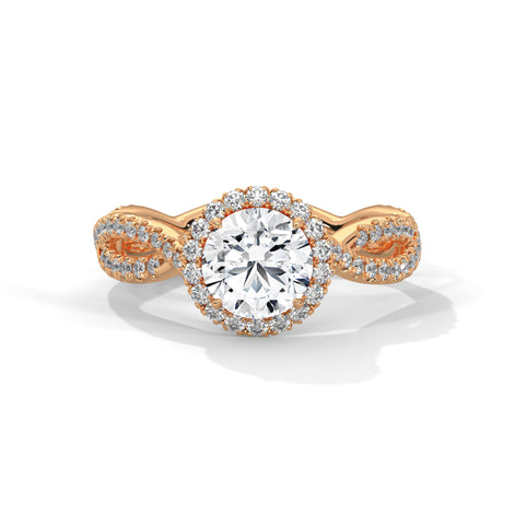 Twilight Twisted Round Ring