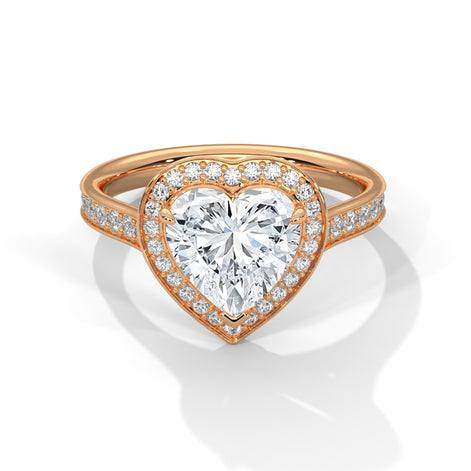 Rose of Romance Heart Ring