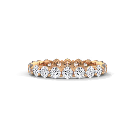 Regal Cushion Eternity Band