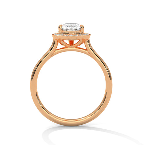 Aurora Bloom Pear Ring