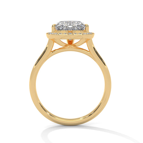 Golden Auroma Heart Ring