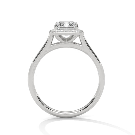 Luxe Emerald Halo Ring