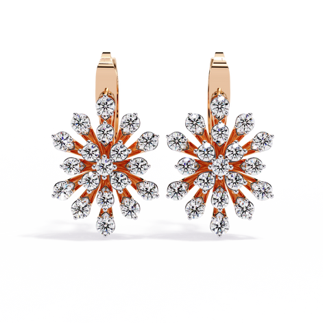 Sunflare Elegance hoop earrings