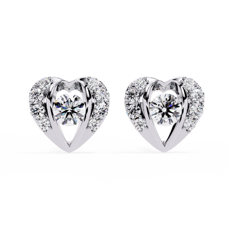 Devotion Heart Studs