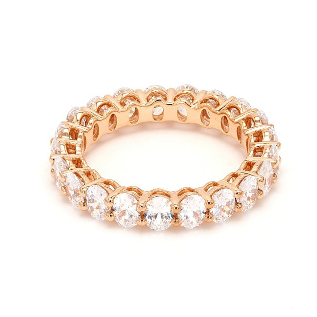 Oval Shape Eternity Band