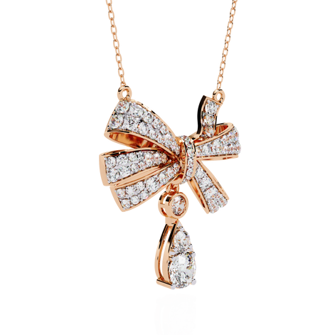 Gilded Grace Bow Pendant