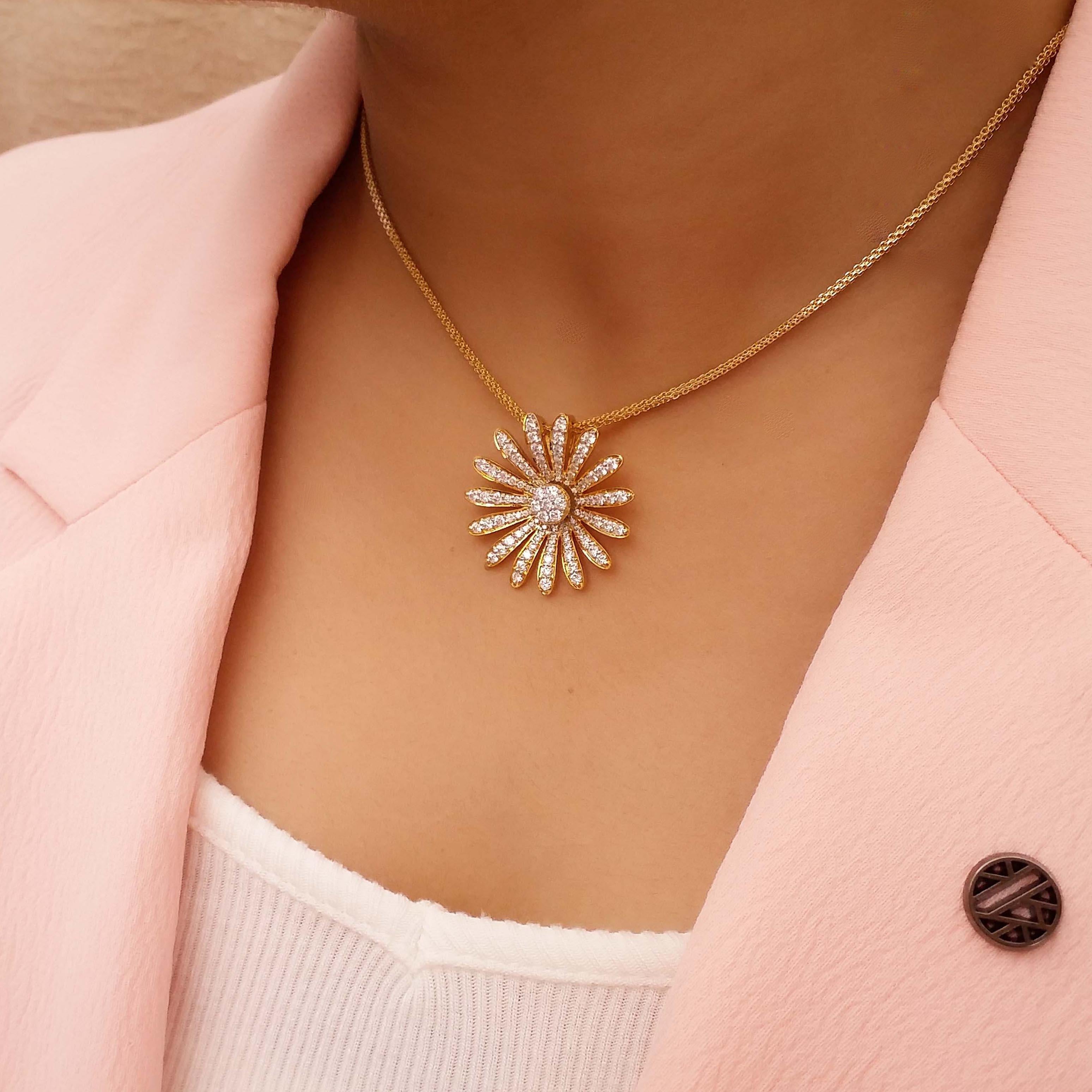 Sun Flower Pendant