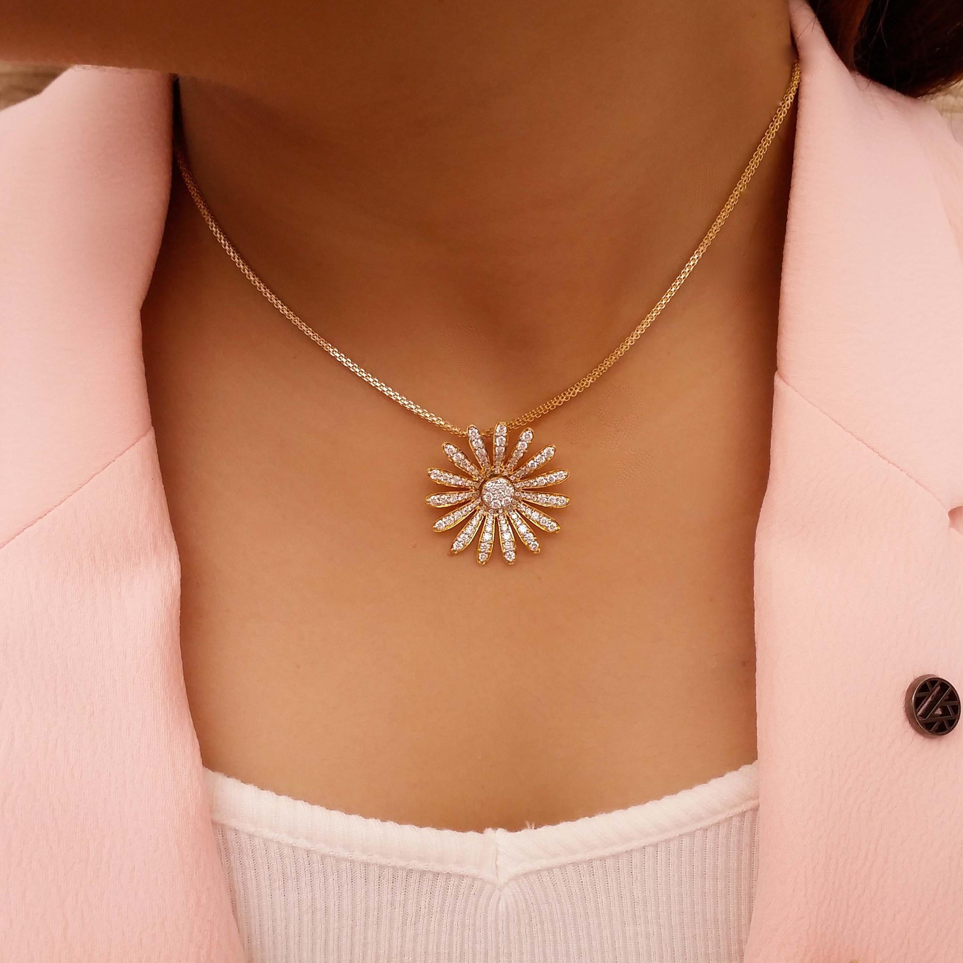 Sun Flower Pendant