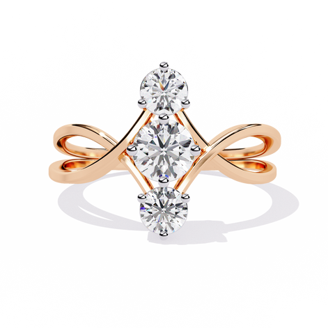 Trine Embrace Diamond Ring