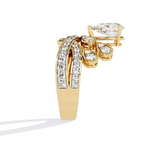 Regal Bloom Bridal Set Ring