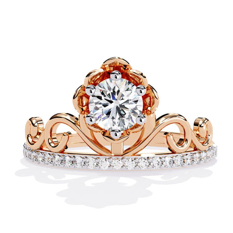 Royal Crown Round Ring