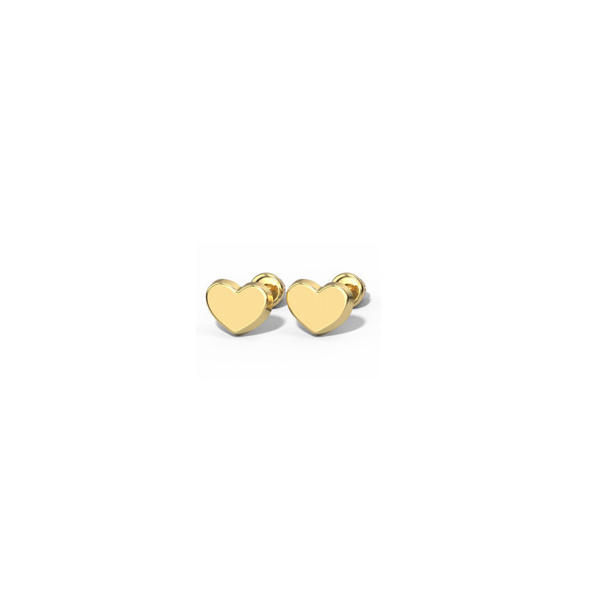 Heart Baby Earrings (Gold)